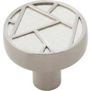 Belwith Keeler Cullet Knob B077140 sn Satin Nickel Pull Cabinet Drawer 93399